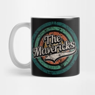 The Mavericks // Retro Circle Crack Vintage Mug